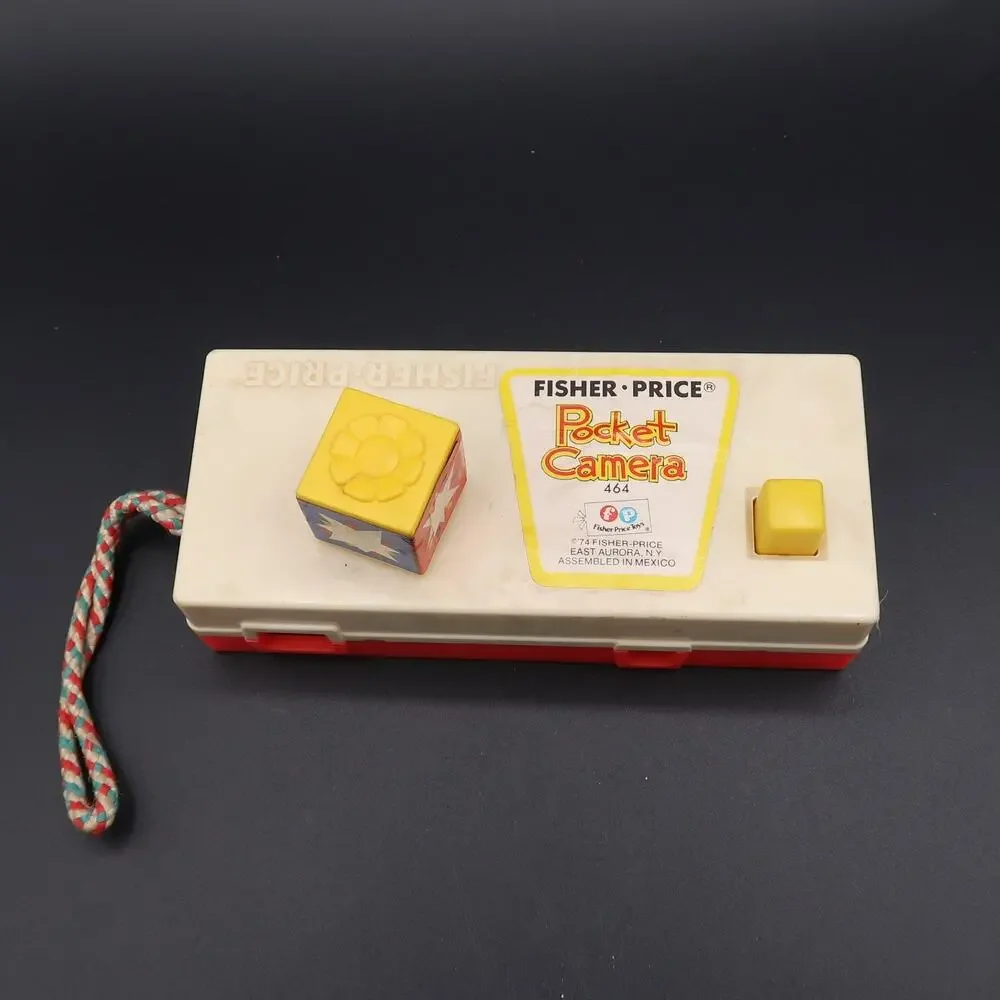 Fisher Price Pocket Camera Toy 1974 #464 Vintage Visit the Zoo Tested & Working